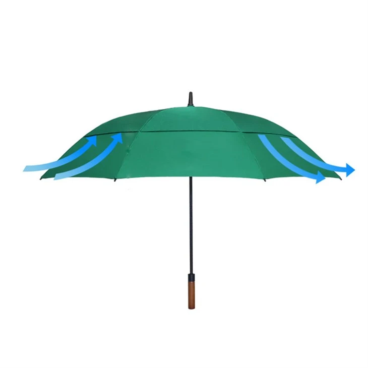 Paraigua de golf de doble canopy