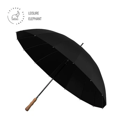 Mànec de fusta de paraigües per a homes caminant