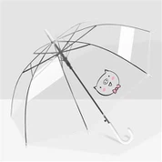 Paraigües de dibuixos animats transparents